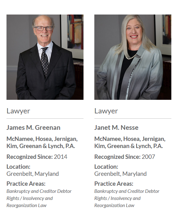 Best Lawyers - James M. Greenan and Janet M. Nesse